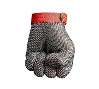 Work Gloves Protective Safety Gloves, Grade 9 Protection Chain Mail Gloves, For Meat Processing Safety Tools (Size : 1pcs/m)