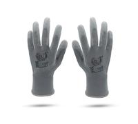 Work Gloves, PU coated Safety Nitrile Nylon Gloves, Secure Grip on Palm & Fingers Gardening Building Mechanic Gloves, Suitable for General Duty Work, Protective Hand Glove (Pack of 24 Pair-XL)