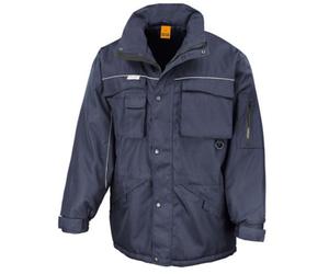 Work-Guard By Result Mens Heavy Duty Coat Navy (L)