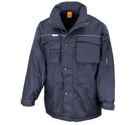 Work-Guard By Result Mens Heavy Duty Coat Navy (M)