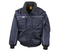 (XL, Navy) WORK-GUARD by Result Mens Heavy Duty Jacket