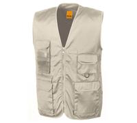 WORK-GUARD by Result Mens Safari Waistcoat PC6714