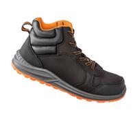 Work-Guard By Result Unisex Adult Stirling Nubuck Safety Boots Black/grey/orange (8 Uk)