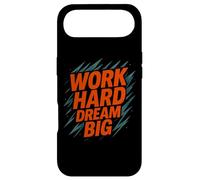 Work Hard Dream Big Motivational Graphic Design Case for iPhone Air