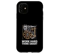 Work Hard Think Smart Engineer Case for iPhone 11