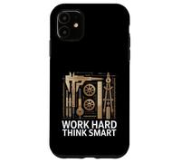Work Hard Think Smart Engineer Logic Case for iPhone 11