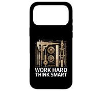 Work Hard Think Smart Engineer Logic Case for iPhone 17 Pro Max