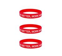 Work Harder Be Better Bracelet for Women Man, Freedom Memorial Charlie Kirk Bracelets Patriot Pray Silicone USA Rubber Turning Point Jewelry Gift, One Size, Silicone, no gemstone