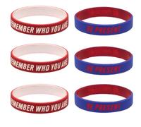 Work Harder Be Better Bracelet-Remember Who You Are, Remember Someone Forever, This is The Turning Point, Hero (6PCS(Mix))