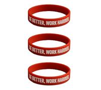 Work Harder Be Better Bracelet-Remember Who You Are, Remember Someone Forever, This is The Turning Point, Hero (3PCS-A)
