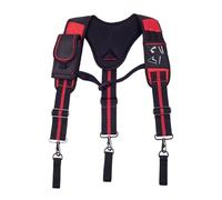 Work Harness - Adjustable Y-Shaped Tool Belt Suspenders, Removable Engineering Sling With Thickened Shoulder Straps, Durable Oxford Cloth Construction, Comfortable And Breathable Design | Professional