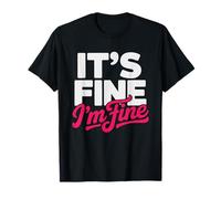 Work Home It's Fine Everything Remote Chaos Daily Wfh Worker T-Shirt