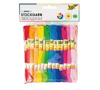 Folia Embroidery Thread Set KALEIDO – 52 skeins, 8 m each (26 colours)