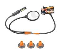 Work IQ Tools IQ Connect | Hands-Free Accessory System with 3 Bench Mounts | Includes Magnifying Glass, Rechargeable Work Light & Cell Phone Holder | Work Bench Accessories Compatible with IQ Vise