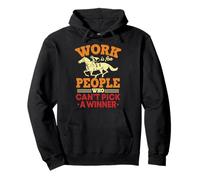 Work Is For People Who Can't Pick A Winner - Horse Racing Pullover Hoodie