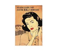 Work Is Getting Really Inconvenient Canvas Poster Wall Art Print Picture Paintings 08x12inch(20x30cm)