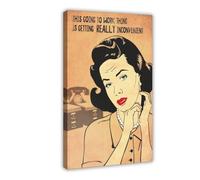 Work Is Getting Really Inconvenient Canvas Poster Wall Art Print Picture Paintings 24x36inch(60x90cm)