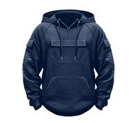 Work Jumpers for Men 1/2 Zip Up Pullover Hooded Sweatshirts Casual Work Hoodies with Pocket Drawstring Plain Soft Fleece Hoodie Classic Long Sleeve Hoody Tops for Running Workout Casual Wear Navy