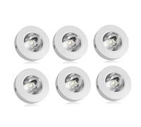 Work Light 6pcs Ultra-Thin Small Spotlight Surface Mounted Led Ceiling Light Ceiling Downlight Simple Spotlight 3000K COB Warm Light (Color : White-7W) Outdoor Lights
