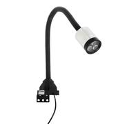 Work Light, 6W CNC Light, 650 Lumen 220V Led Spot Lamp with 50cm Flexible Gooseneck, Machine Work Desk Lights, 360° Rotation Waterproof Flexible Gooseneck Lamp, for Lathe CNC Milling Drilling Machine