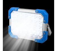Work Light - 7 Modes Projector | 3600mAh LED Work Lights with Foldable Stand | For Home Garage Workshop Outdoor Camping Hiking Fishing Construction Site Car Repair