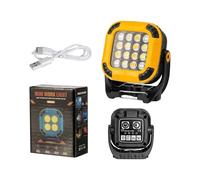 Work Light - Super Bright LED Work Light - Portable Multi-Function Security Lighting for Under Cabinet Travel Closet Hiking Camping
