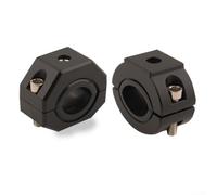 Work Light Tube Clamp 19-32mm Adjustable Fog Light Bracket for Motorcycle Bull Bar Pipe(F03)