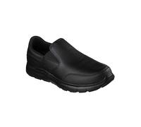 Skechers Men's Flex Advantage Sr Bronwood Trainers, Black Leather, 10 UK