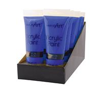 Work of Art Acrylic Paint - Neon Blue, 1 Count (Pack of 1), 6572