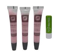 Work Out lip balm 3X 10ml With Aloe Vera Lip Balm 4PCS SET, Travel Size