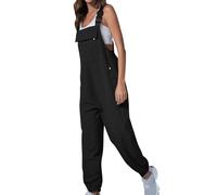 Work Overalls for Women Loose Fit Adjustable Straps Cargo Jumpsuit Work Utility & Safety Dungarees & Coveralls Ladies Casual Bib Rompers with Zippered Pockets Hiking Playsuits Suspender Long Trousers