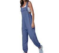 Work Overalls for Women Loose Fit Adjustable Straps Cargo Jumpsuit Work Utility & Safety Dungarees & Coveralls Ladies Casual Bib Rompers with Zippered Pockets Hiking Playsuits Suspender Long Trousers