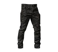 Work Pants for Men UK Clearance, Men's Camouflage Tactical Pants Lightweight Outdoor Hiking Cargo Pants Stretch Fit Work Trousers with Multi-Pocket Gifts for Men,Camouflage,3XL,U19A