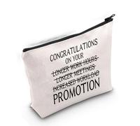 Work Promotion Makeup Bag Congratulations on Work Promotion Gift for Her Funny Work Promotion Job Promotion Gifts Zipper Pouch (WORKLOAD Promotion 3uk)