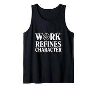 Work Refines Character Freemason Identity Tank Top