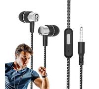Work Related Earbuds For Music, In-ear Earbuds With Wired Built-in Earbuds Wiring Headphones, High Fidelity Stereo Sound, Wired Earbuds With Microphone For Listening