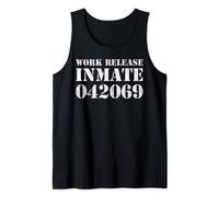 Work Release Inmate County Jail Funny Prison Costume Tank Top