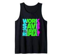Work Save Travel Repeat Tank Top