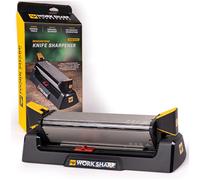 Work Sharp Benchstone Knife Sharpener, 3 Sided for Faster Manual Pocket or Hunting Knife Sharpening