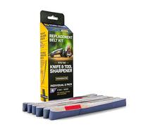 WORK SHARP Fine Belt Kit - WSSA0002705 Knife and Tool Sharpener Belt Kit - Premium Grade Silicon Carbide Abrasives for Knife Honing Applications