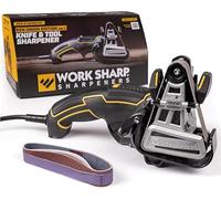 Work Sharp Ken Onion Edition Electric Kitchen Knife Sharpener UK MK.2 - Adjustable Knife Sharpening System with Blade Grinding Attachment