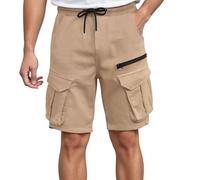 Work Shorts for Men, Holiday Shorts for Men, Street Style Wrinkle-Resistant Comfortable Durable Breathable Large Capacity Versatile Classic Soft Beach Outdoor Activities