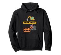 Work Smart Not Hard Motivational Pullover Hoodie