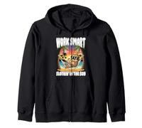 WORK SMART SLOTHIN' IN THE SUN be your own boss entrepreneur Zip Hoodie