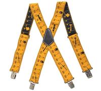 Work Suspenders for Men Heavy Duty x Shape Tool Belt Suspenders Elastic Adjustable Straps with Strong Clips 11.02 Inch