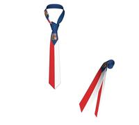 Work Tie Czech Republic Flag Czechs Soft Business Necktie Premium Neckties For Celebration Prom Business
