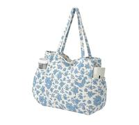 Work Tote Bag - Large Capacity Multi-Pocket Zipper Closure, 15.16x14.17x0.39 in Single Shoulder Bags for Professionals Teachers Mom Travelers School Park Picnic Cafe, Handy Accessories for Daily Carry