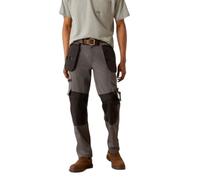 Work Trousers Ariat Rebar M7 Slim Dynamic Utility Gris 33x34