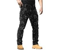 Work Trousers Cargo Pockets Men's Pants Mens with Workwear Trouser Safety Pocket Men Multi for Lightweight Fit Waterproof Stretch Utility Pant Wear Adjustable Classic Tactical UK Slim Outdoor Hiking