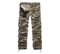 Work Trousers for Men Utility Cargo Trousers for Men Outdoor Camo Hiking Work Trouser Ripstop Tactical Combat Trouser with Multi Pockets Heavy Duty Multifunction Pants Mens Hiking Workwear